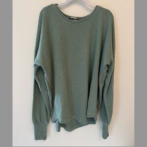 Green P.J. Salvage Long Sleeve Top